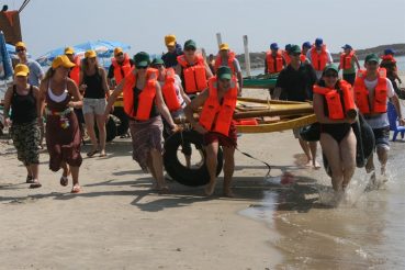 רעיונות ליום גיבוש צוות - רפטינג אתגרי